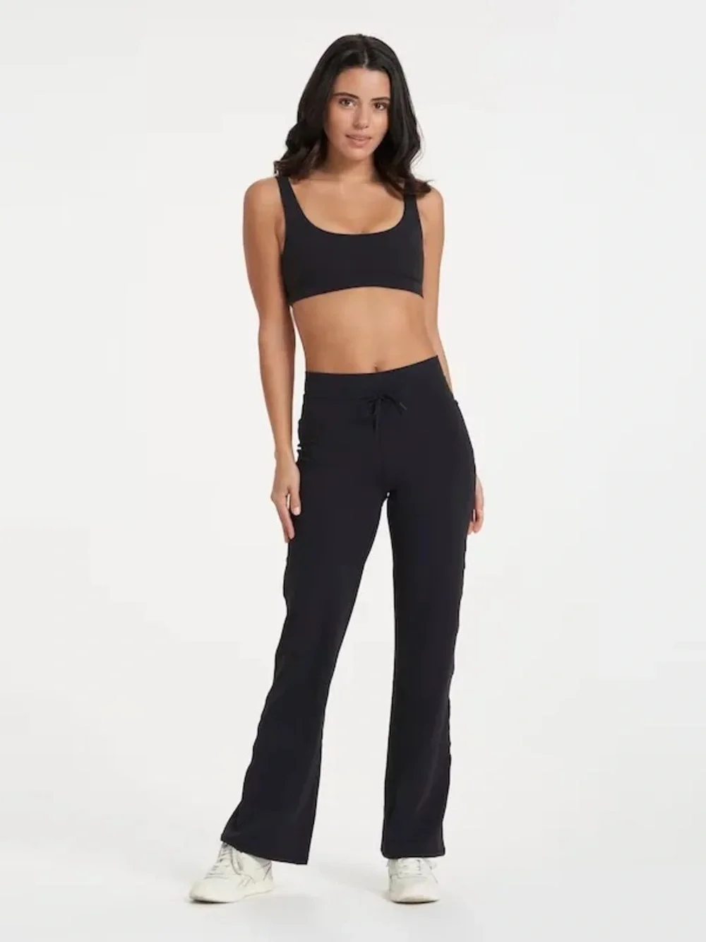 Vuori Black Boot Cut Flare Pants - Picture 2 of 5